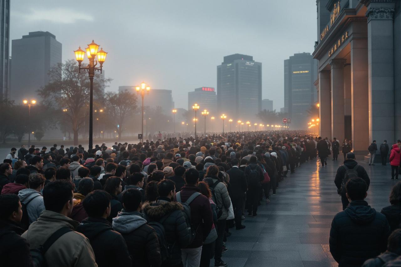 51吃个瓜 - 某一线城市学区房政策突变,家长连夜排队引发社会热议 某一线城市学区房政策突变,家长连夜排队引发社会热议